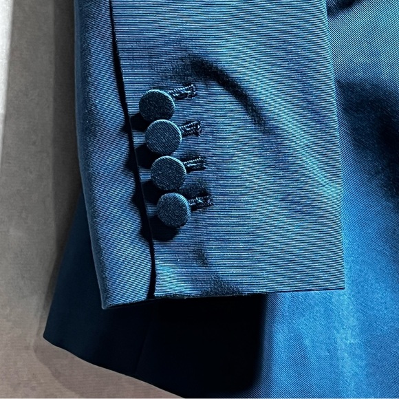 Rebecca Taylor Ottoman  Green Blazer, Size 6 - Picture 12 of 13